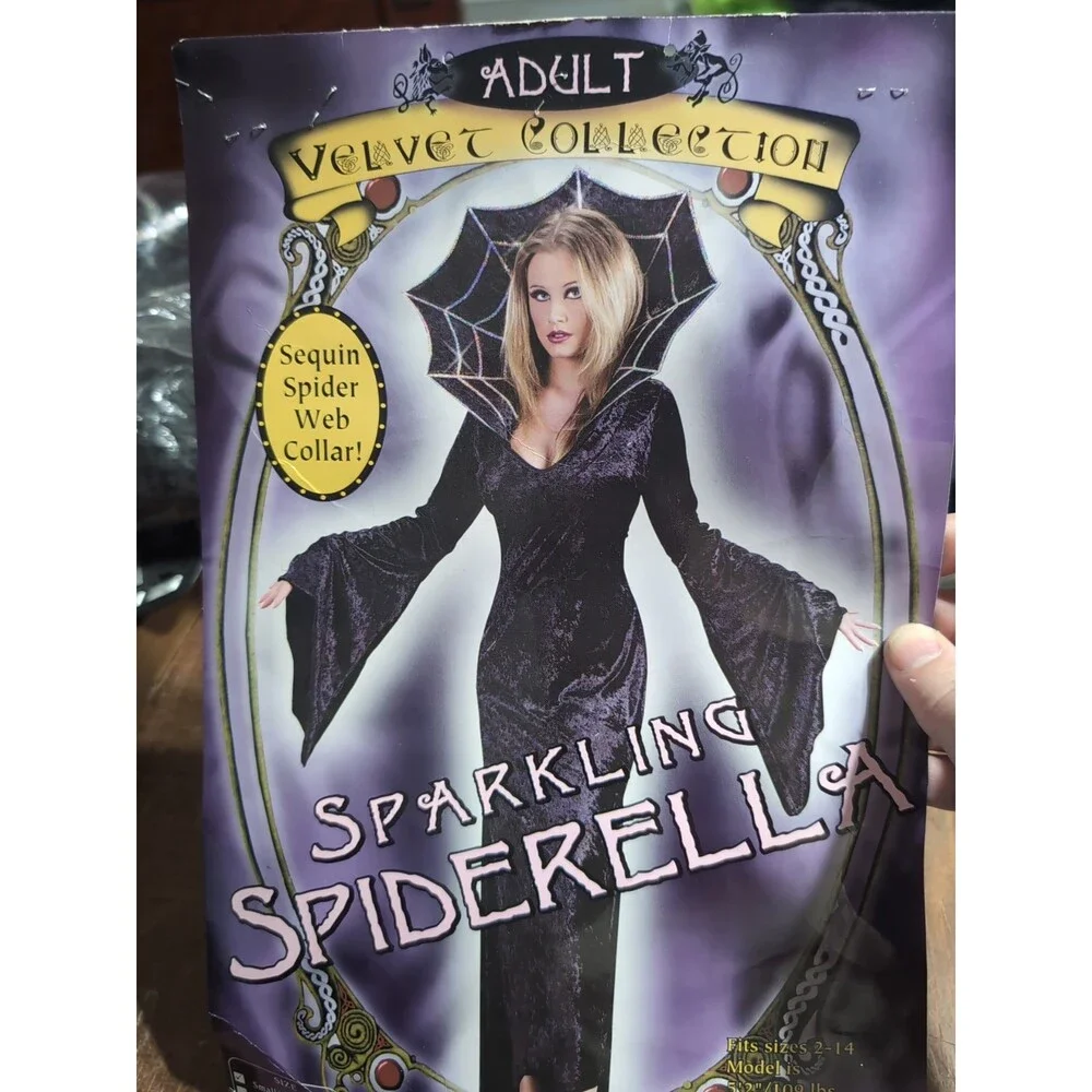 XX 5076 Adult Velvet Collection Sparking Spiderella Costume Sm / Med